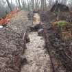 Archaeological evaluation, Trench 3, general post-excavation shot, Keir Wood Fort, Fife