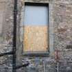 Standing building survey, SW Elevation, Detail of window on the SE side, Buccleuch Parish Church, 33 Chapel Street, Edinburgh