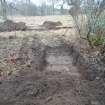 Archaeological evaluation, View of Trench 3 with Trench 2 in background, Birkwood House, Lesmahagow