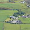 Aerial view of Clynelish Distillery and Farm, East Sutherland, looking S.