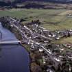 Aerial view of Bonar Bridge (bridge & village), Sutherland, looking N.