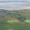 Oblique aerial view of Tain on the Dornoch Firth, looking NE.