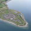 Oblique aerial view of Fort George, near Ardersier on the Moray Firth, looking SE.