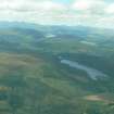 General aerial view over Loch Achonachie, near Contin, Easter Ross, looking W.