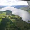 Aerial view of North end Loch Ness, Inverness, looking SW.