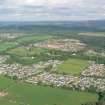 Aerial view of Culloden, E of Inverness, looking SE.