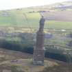 Aerial view of Monument to first Duke of Sutherland on Beinn A' Bhragaidh, Golspie, East Sutherland, looking S.