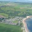 Aerial view of Rosemarkie, Black Isle, looking N.