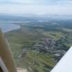 Aerial view of Dornoch burgh, East Sutherland, looking  SW.