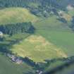 Aerial view of Moniack Castle and Wester Moniack with possible cropmarks, near Kirkhill, W of Inverness, looking S.