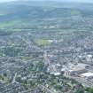 Aerial view of Central Inverness, looking W.