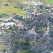Aerial view of town centre of Dornoch, East Sutherland, looking  W.
