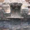 Archaeological excavation, Close-up of brick oven, 133-139 Finnieston Street