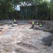 Archaeological excavation, Working shot of yard area, 133-139 Finnieston Street