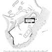 Mull, Aros Castle.
Plan of site.