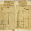 Victoria Hall for J & W Kinnes.
Section & plan of 2nd floor.