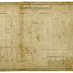 Bailie Philips' property: offices and warehouses
Basement, ground, first, second and attic floor plans; longitudinal section and elevation.