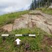 Digital photograph of rock art panel context, Scotland's Rock Art Project, Ormaig 2, Kilmartin, Argyll and Bute