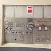 Operating theatre 17. Detail of electrical/surgical panel. 