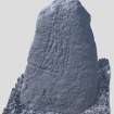 Snapshot of 3D model, Scotland's Rock Art Project, Balblair Stone, Moniack Castle, Highland