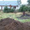 Archaeological evaluation, Site panorama, Land NW of Crees Inn, Abernethy, Perth and Kinross