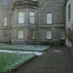 Evaluation photograph, N wall of main block, Lightning conductor trench, Haddo House, Tarves 