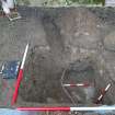 Evaluation photograph, Detail of trench looking S towards Haddo House, Lightning conductor trench, Haddo House, Tarves 