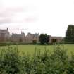 Survey photograph of Garden, View of formal garden looking E to Old Chapel, Blairs College and Estate 
