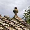 Detail of thistle finial