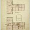 Alterations. ground floor & upper floor plans
Delt. W L Carruthers Architects Inverness c.1900