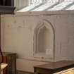 Chancel Detail of aumbry in south wall