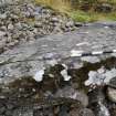 Digital photograph of panel to west, from Scotland's Rock Art project, Corrimony, 1, Highland
