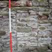 Standing Building Survey photograph, Wall W10, Land at Balmuirfield, Balmuir, Strathmartine, Angus