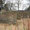 Standing Building Survey photograph, ENE walls, Land at Balmuirfield, Balmuir, Strathmartine, Angus