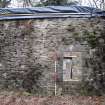 Standing Building Survey photograph, Wall W7, Land at Balmuirfield, Balmuir, Strathmartine, Angus