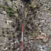 Standing Building Survey photograph, SW junction Room 4, Land at Balmuirfield, Balmuir, Strathmartine, Angus