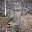 Standing Building Survey photograph, Wall F8 (NNW wall Room 4), Land at Balmuirfield, Balmuir, Strathmartine, Angus