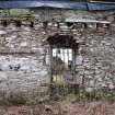 Standing Building Survey photograph, Room 2 ENE wall D6, W8, Land at Balmuirfield, Balmuir, Strathmartine, Angus