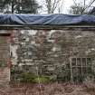 Standing Building Survey photograph, Room 2 SSE wall D4, Land at Balmuirfield, Balmuir, Strathmartine, Angus