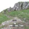 Digital photograph of panel to S, Scotland's Rock Art Project, Dunadd, Kilmartin, Argyll and Bute