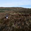 Walkover Survey photograph, Hut circle (site 5a), Totachocaire Farm Woodland Planting, Dunvegan, Highland