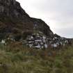 Walkover Survey photograph, Stone structure (site 9a), Totachocaire Farm Woodland Planting, Dunvegan, Highland