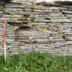Walkover Survey photograph, Site 103, detail shot of aperture and fittings, SE facing elevation, Hoy to Orkney Mainland Cable Shore Ends, Orkney