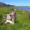 Walkover Survey photograph, Site 207, associated dyke to NE, Hoy to Orkney Mainland Cable Shore Ends, Orkney