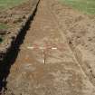 Evaluation photograph, Post-excavation taken from SE (Trench 3), Knockroom Farm, Cumnock, East Ayrshire