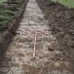 Evaluation photograph, Post-excavation taken from N (Trench 5), Knockroom Farm, Cumnock, East Ayrshire