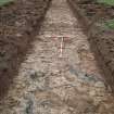 Evaluation photograph, Post-excavation taken from NE (Trench 9), Knockroom Farm, Cumnock, East Ayrshire