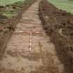 Evaluation photograph, Post-excavation taken from SW (Trench 11), Knockroom Farm, Cumnock, East Ayrshire