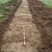 Evaluation photograph, Post-excavation taken from S (Trench 12), Knockroom Farm, Cumnock, East Ayrshire