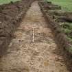 Evaluation photograph, Post-excavation taken from N (Trench 12), Knockroom Farm, Cumnock, East Ayrshire